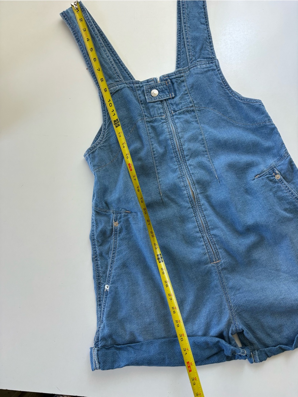 Free People We The Free Jude Shortall in Mid Indigo Small - Picture 8 of 10